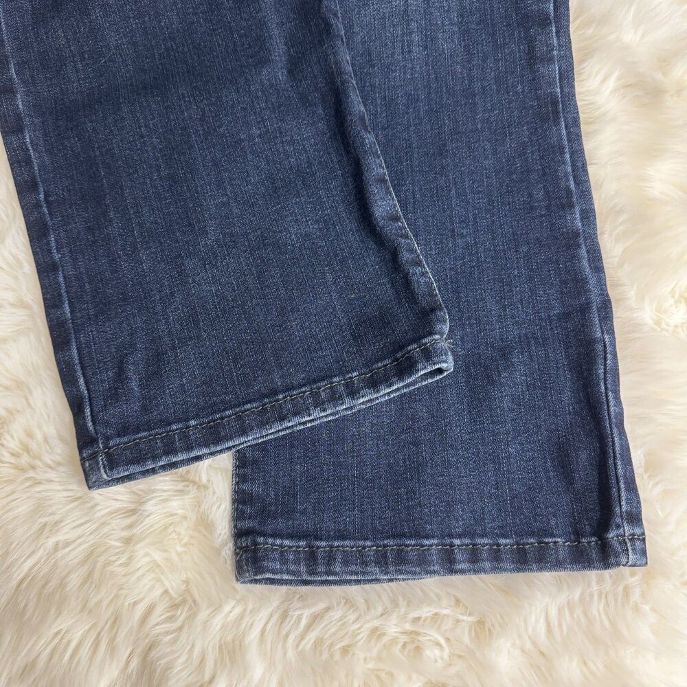 Lee Straight Leg Jeans Womens 12 Short Regular Fit Blue Denim Measures 32 x 28.5 - Picture 5 of 7